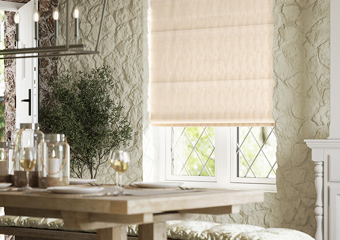 Anodise, White Gold - Roman Blind - Image 5